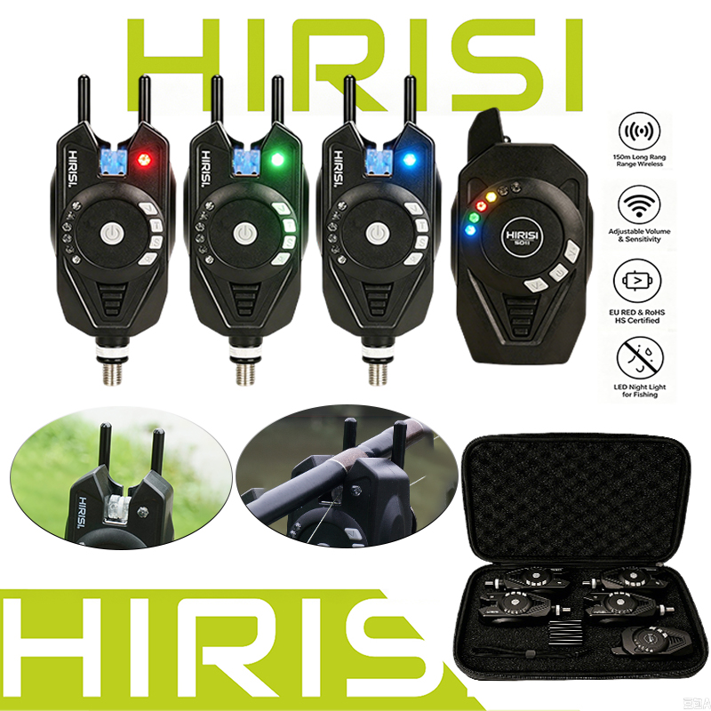 Bite Alarm - HIRISI SD11 3+1 Kablosuz Balıkçılık Bite