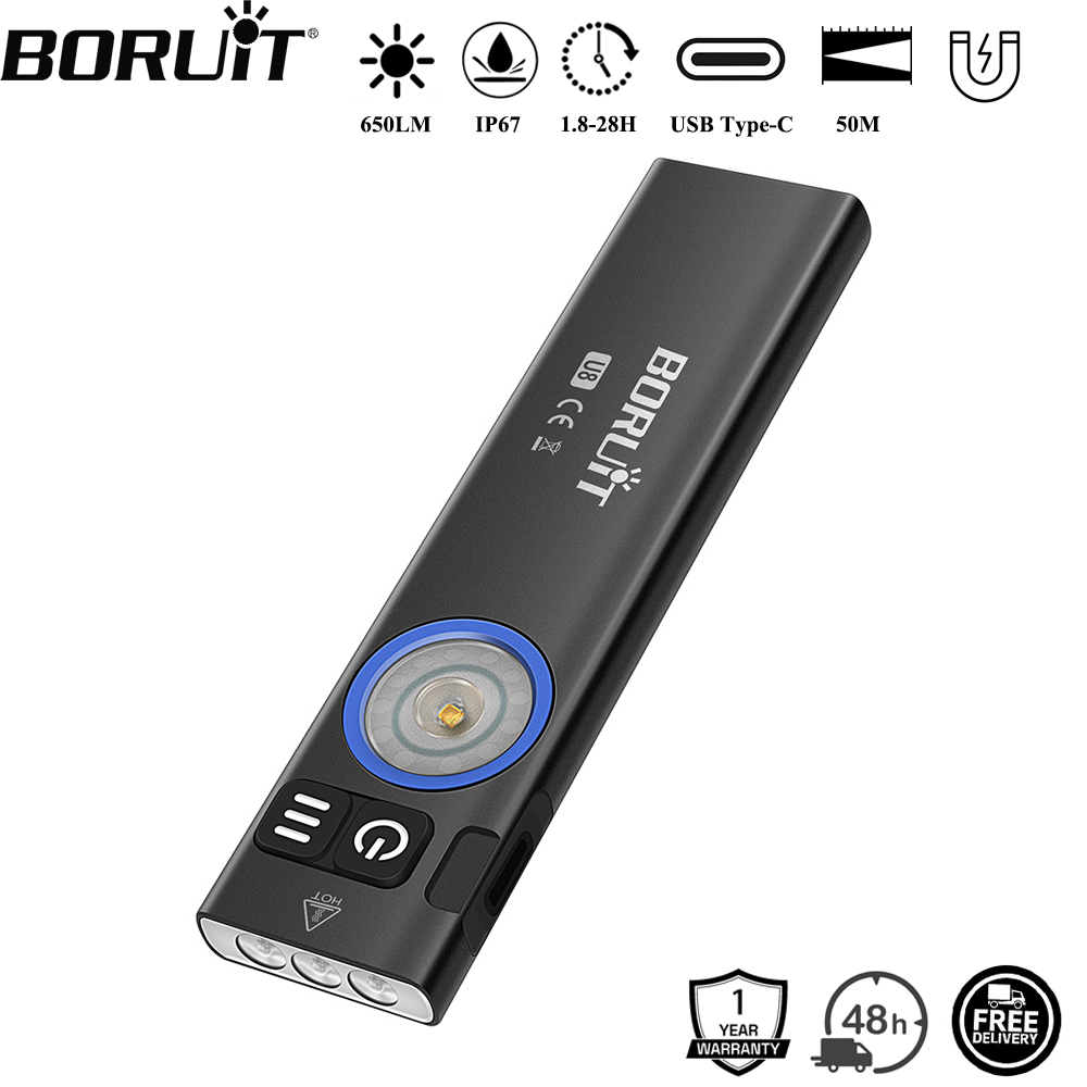 Fishing Light - BORUiT U8 650LM EDC LED El