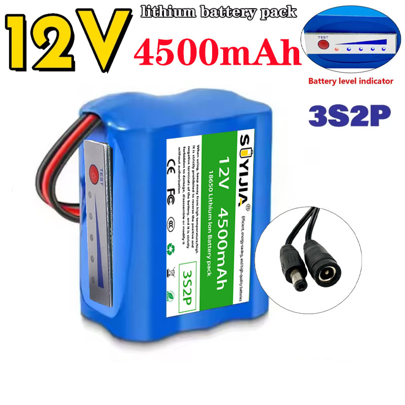 Fish Finder Portable - 18650 Lityum Pil 3s2p 12v 4500mAh