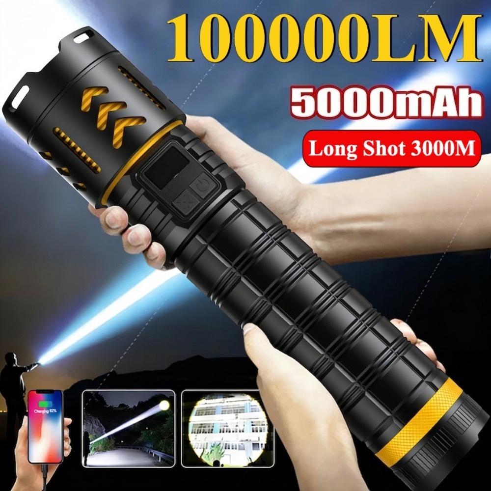 Fishing Light - Yüksek Güçlü LED El Feneri Yakınlaştırılabilir
