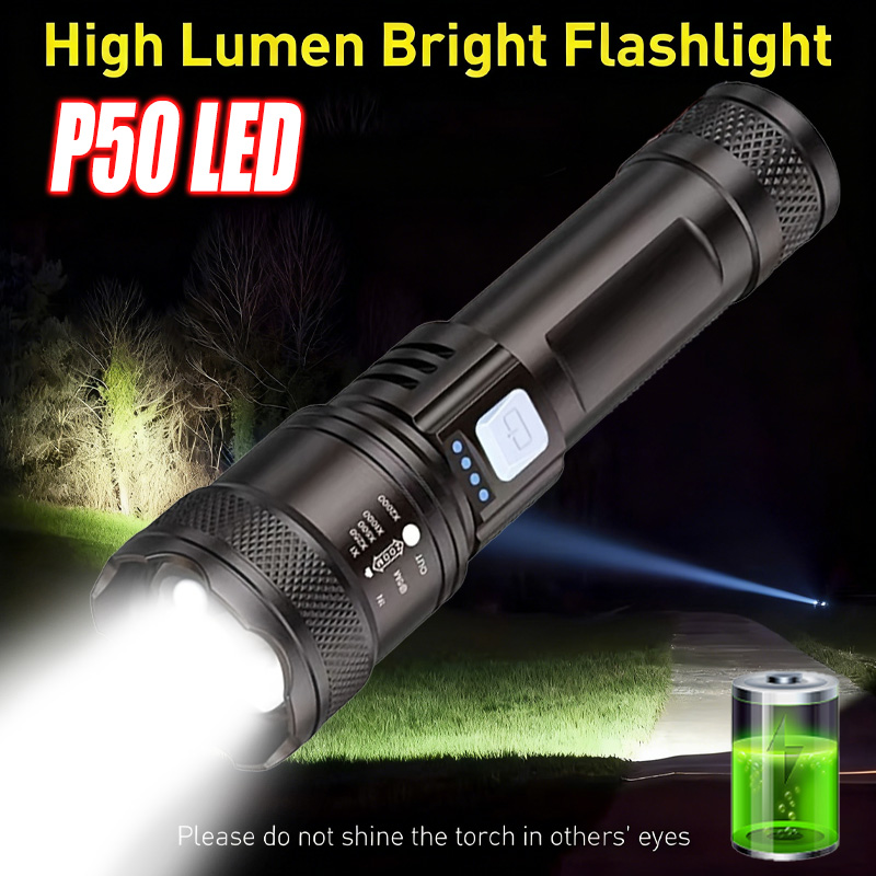 Fishing Light - Yüksek Güçlü LED El Feneri, USB