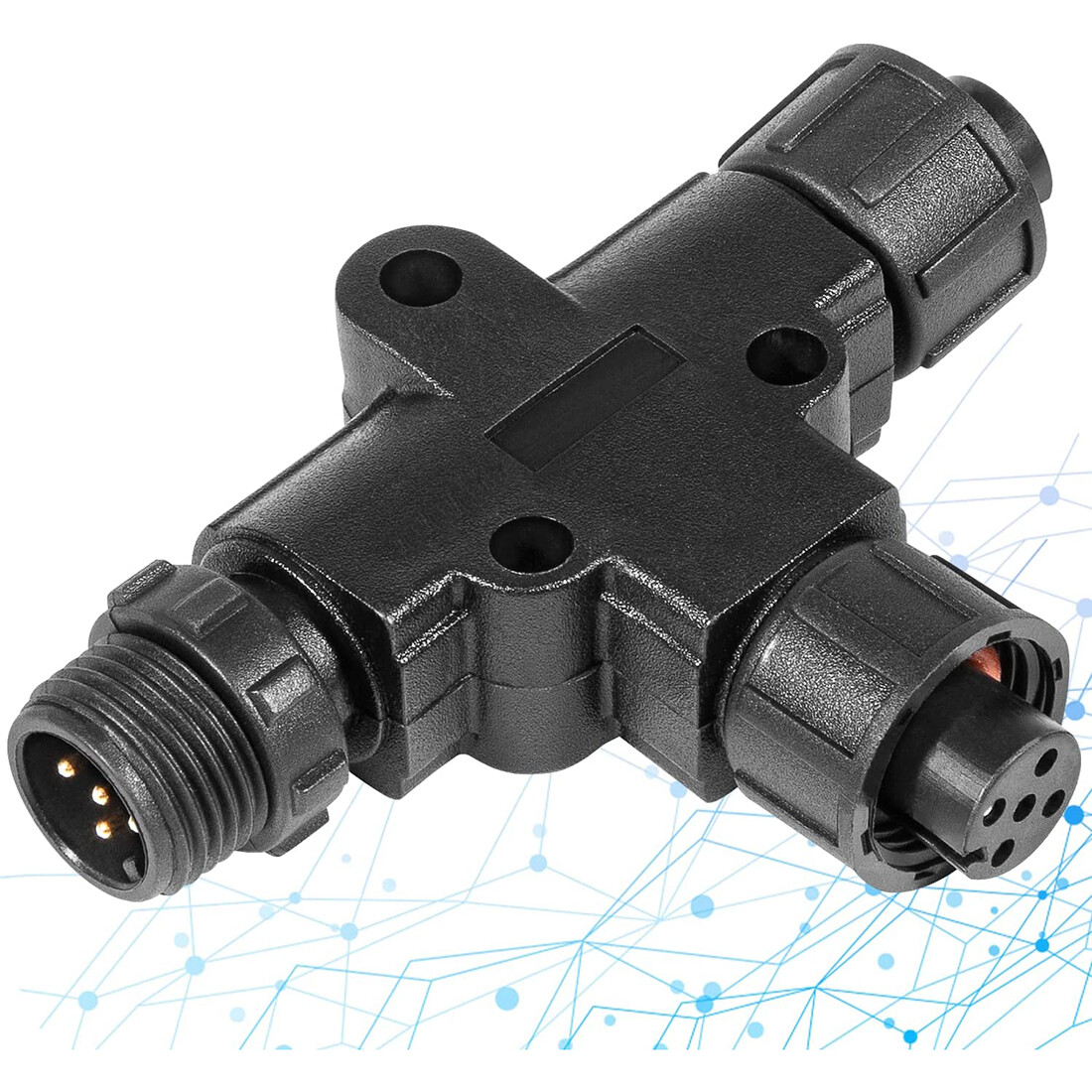 Fish Finder Cable - NMEA 2000 için Mikro-C T-Konektörü 5