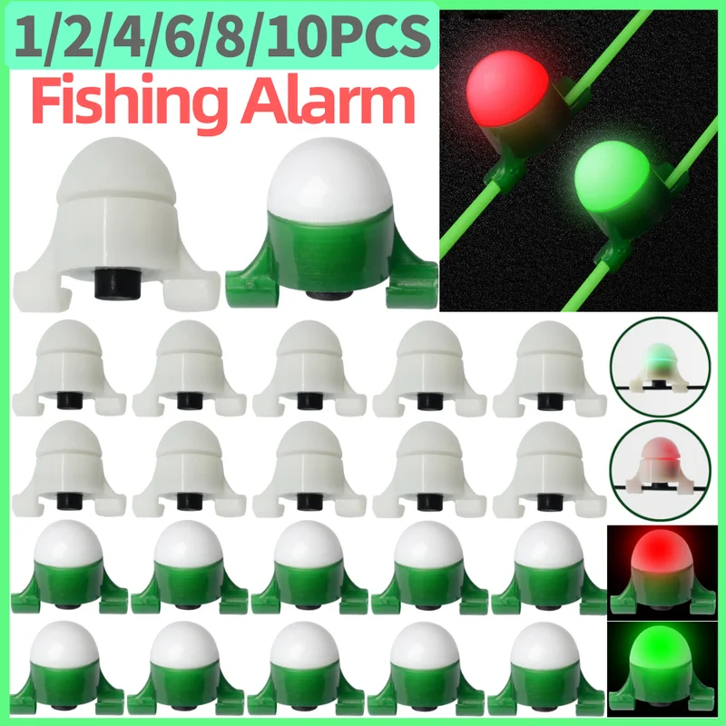 Bite Alarm - 2-8 adet LED Gece Balıkçılık Alarm