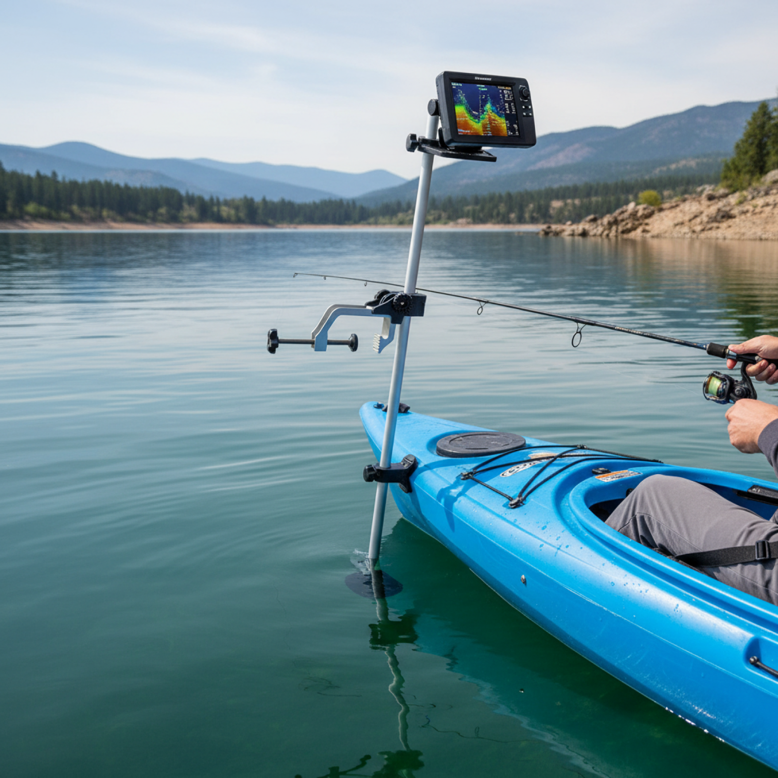 Fish Finder Mount - Kayak Balık Bulucu Montaj Aparatı Çok