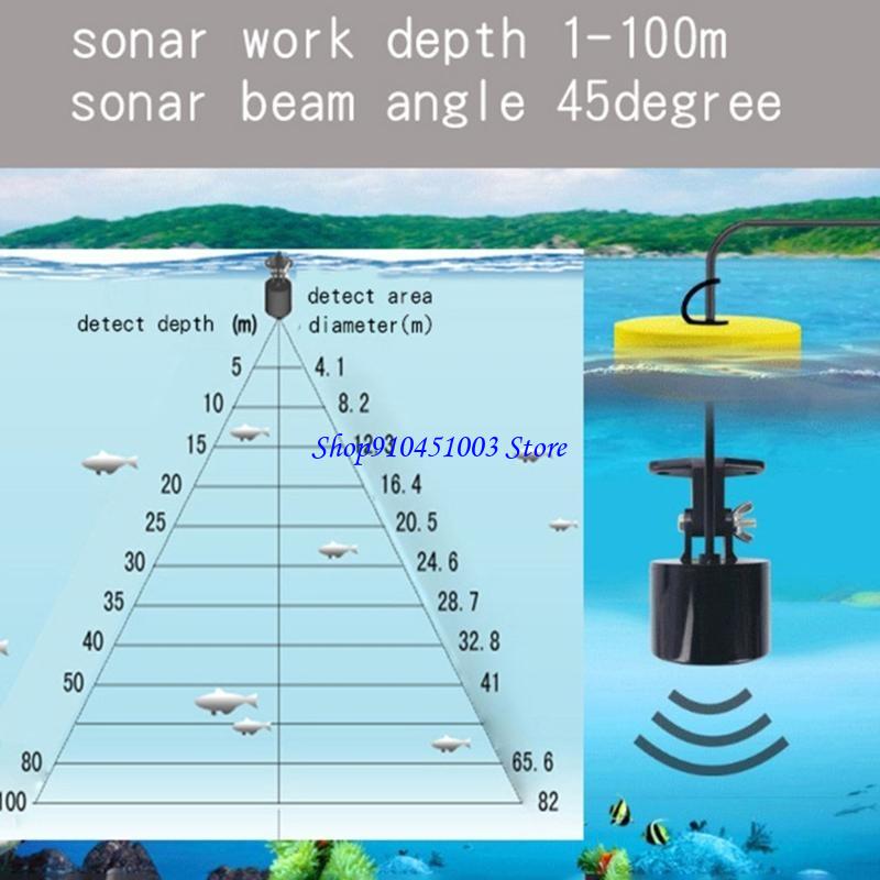 Fishing Depth Finder - 77HC Taşınabilir Sonar Balık Bulucuları Elde
