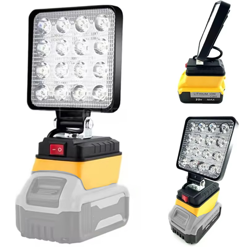 Fish Finder Battery - 4 inç Led ışık el spot