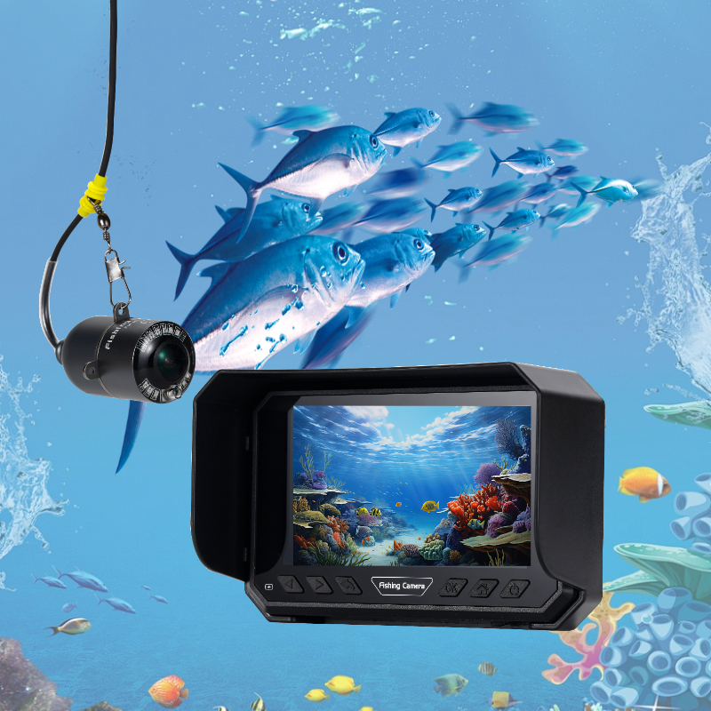 Fishing Camera - 5''Sualtı Balıkçılığı Kamerası,1080P Full HD Video