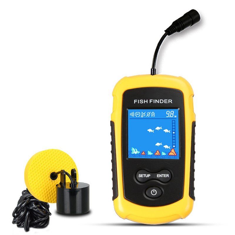 Fish Finder Transducer - ABHT-Kayak Taşınabilir Balık Derinlik Ölçer Su