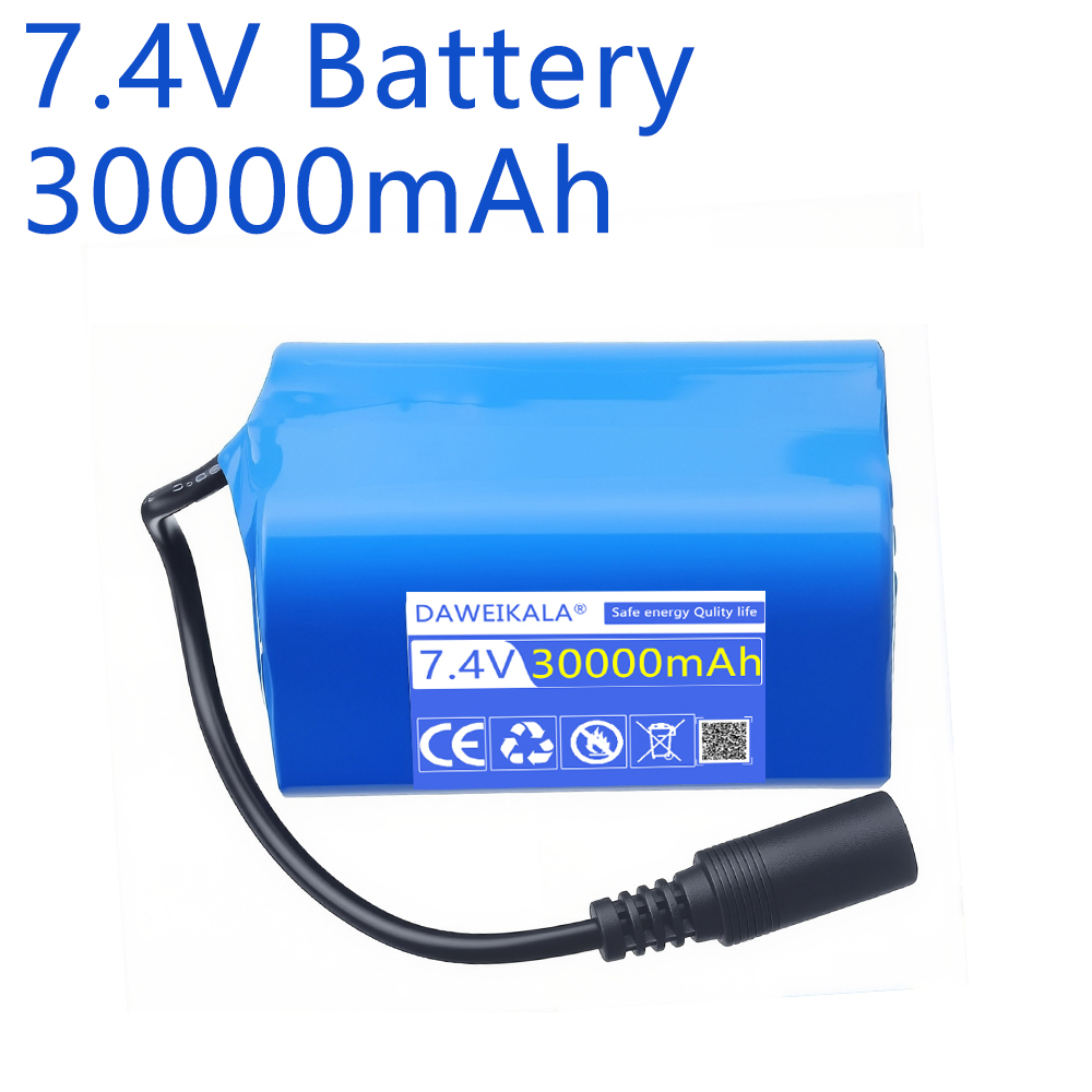 Fish Finder Charger - 7.4V 30000mAh pil ile USB şarj