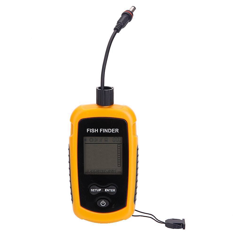 Fish Finder Transducer - Alarm 100M Taşınabilir Sonar Balık Bulucu