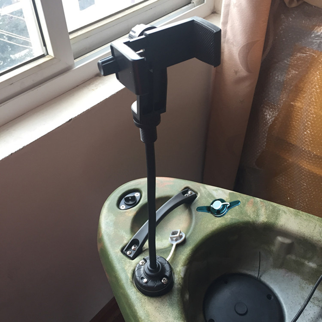 Fish Finder Mount - Kayık cep telefonu tutucu braketi siyah