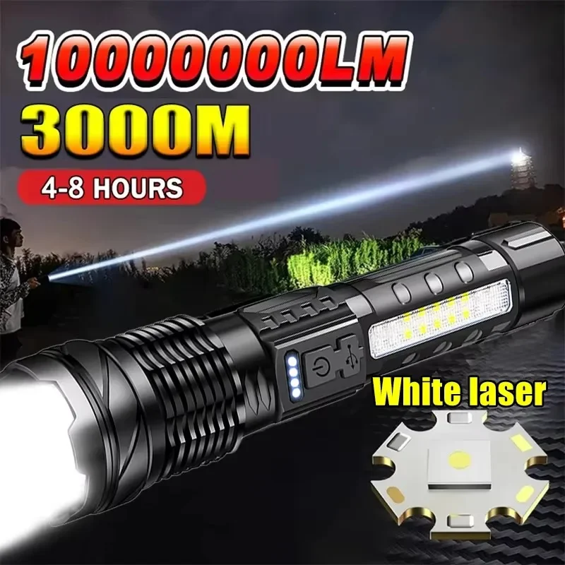 Fishing Light - Güçlü LED El Feneri Pil Göstergesi