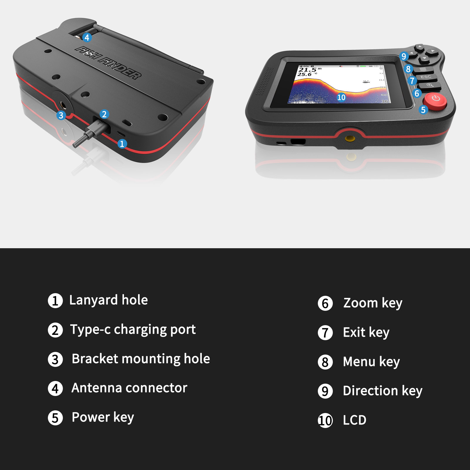 Akıllı Balık Bulucu - İskele,  - Fish Finder Transducer incelemesi ve fiyatı