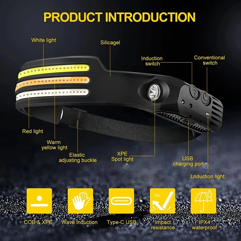Şarj edilebilir COB LED Indüks - Fish Finder Battery incelemesi ve fiyatı