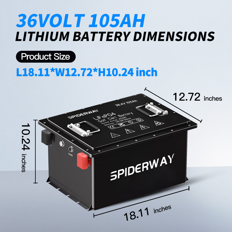 36V 105Ah Golf Arabası LiFePO4 - Fish Finder Charger incelemesi ve fiyatı