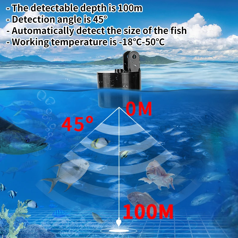 Alarm 100 M Taşınabilir Sonar  - Fish Finder Transducer incelemesi ve fiyatı