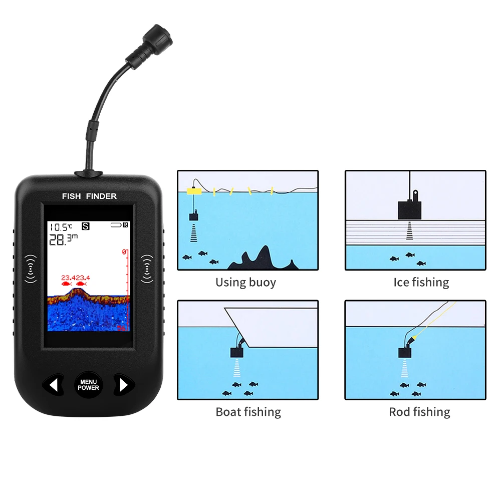 Alarm 100 M Taşınabilir Sonar  - Fish Finder Transducer incelemesi ve fiyatı