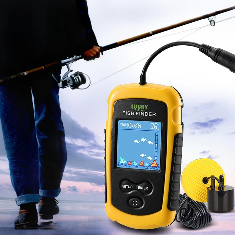 Şanslı LCD Renkli Ekran Taşına - Fish Finder Transducer incelemesi ve fiyatı