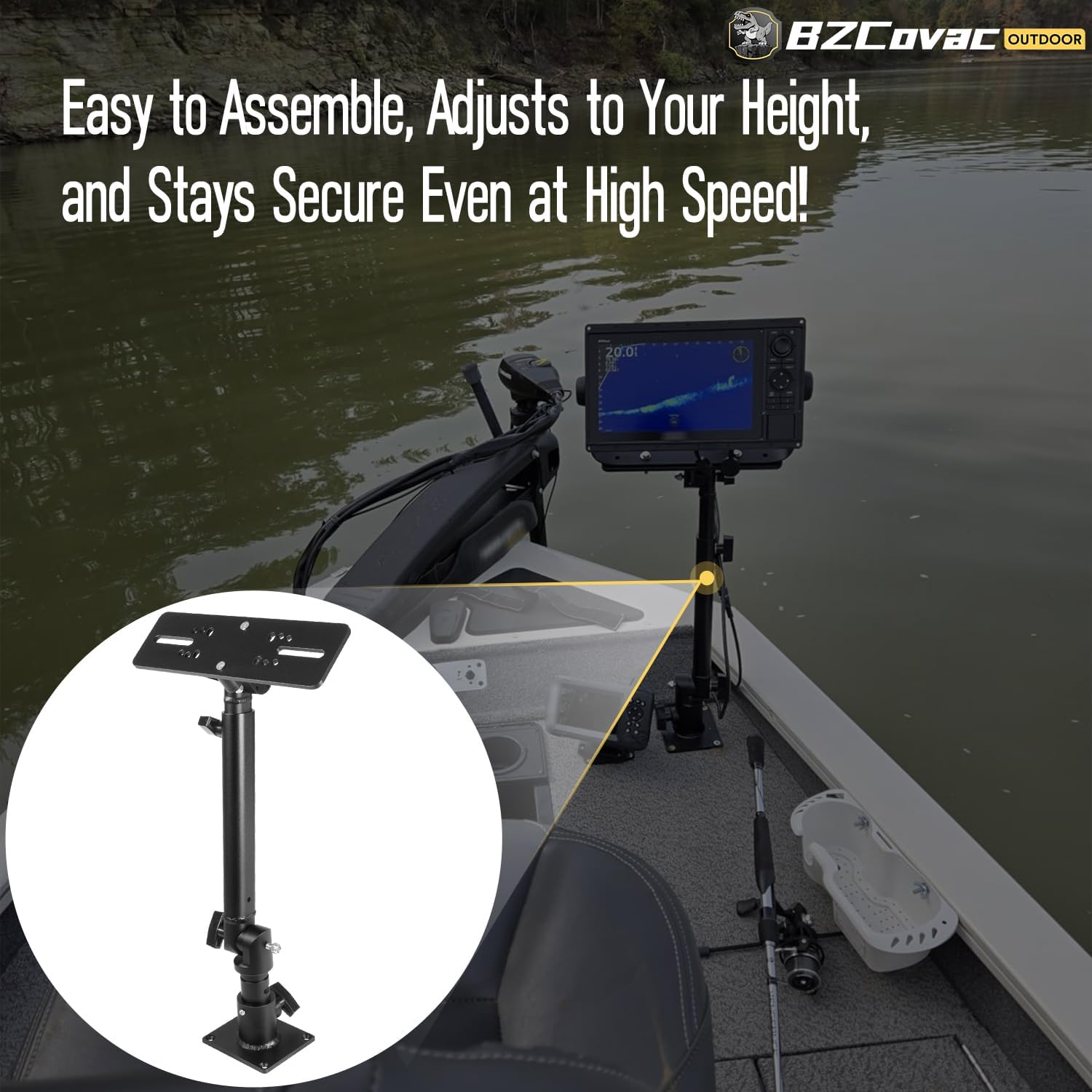 350 Derece Dönebilen Denizcili - Fish Finder Mount incelemesi ve fiyatı