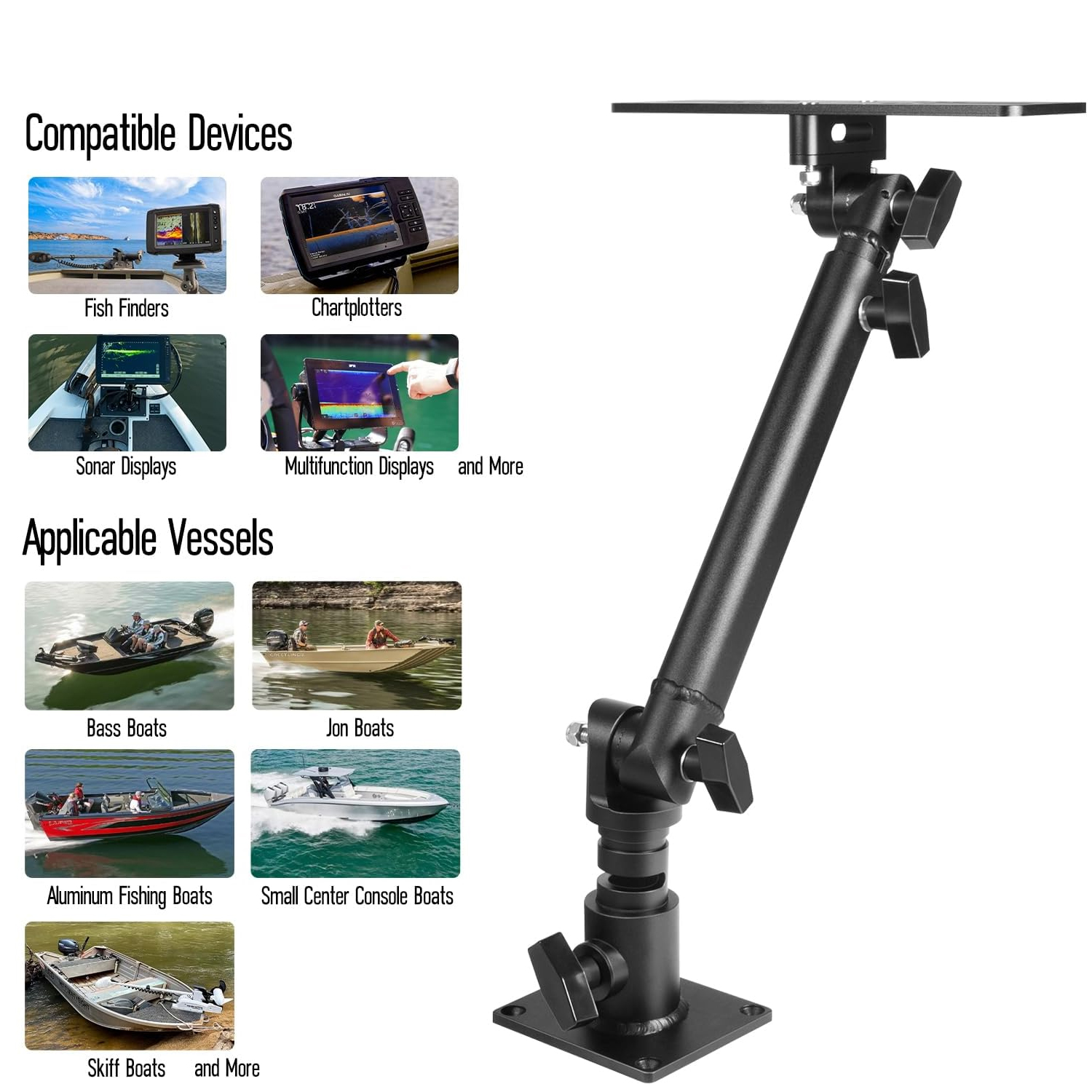 350 Derece Dönebilen Denizcili - Fish Finder Mount incelemesi ve fiyatı