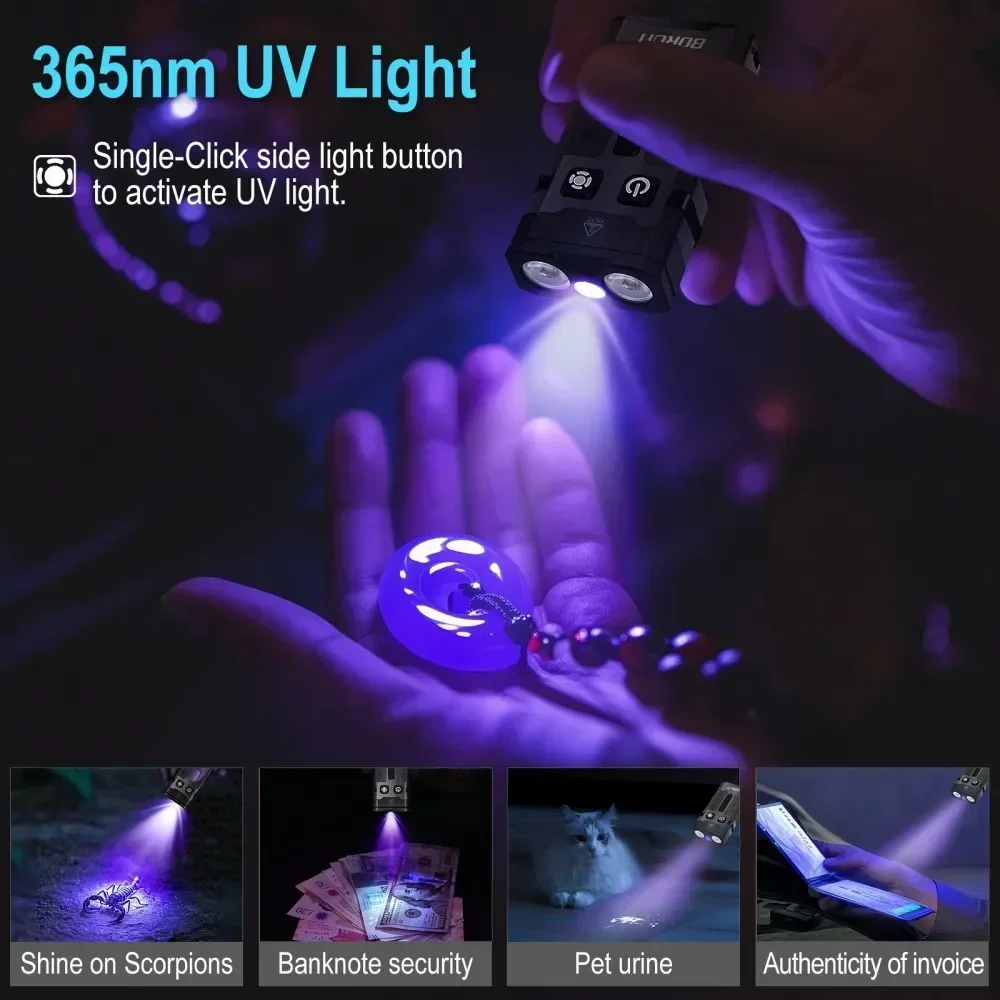BORUiT EV20 1100LM EDC UV Anah - Fishing Light incelemesi ve fiyatı