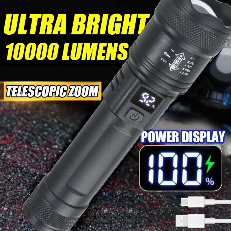 9powerful güçlü LED el feneri  - Fish Finder Battery incelemesi ve fiyatı