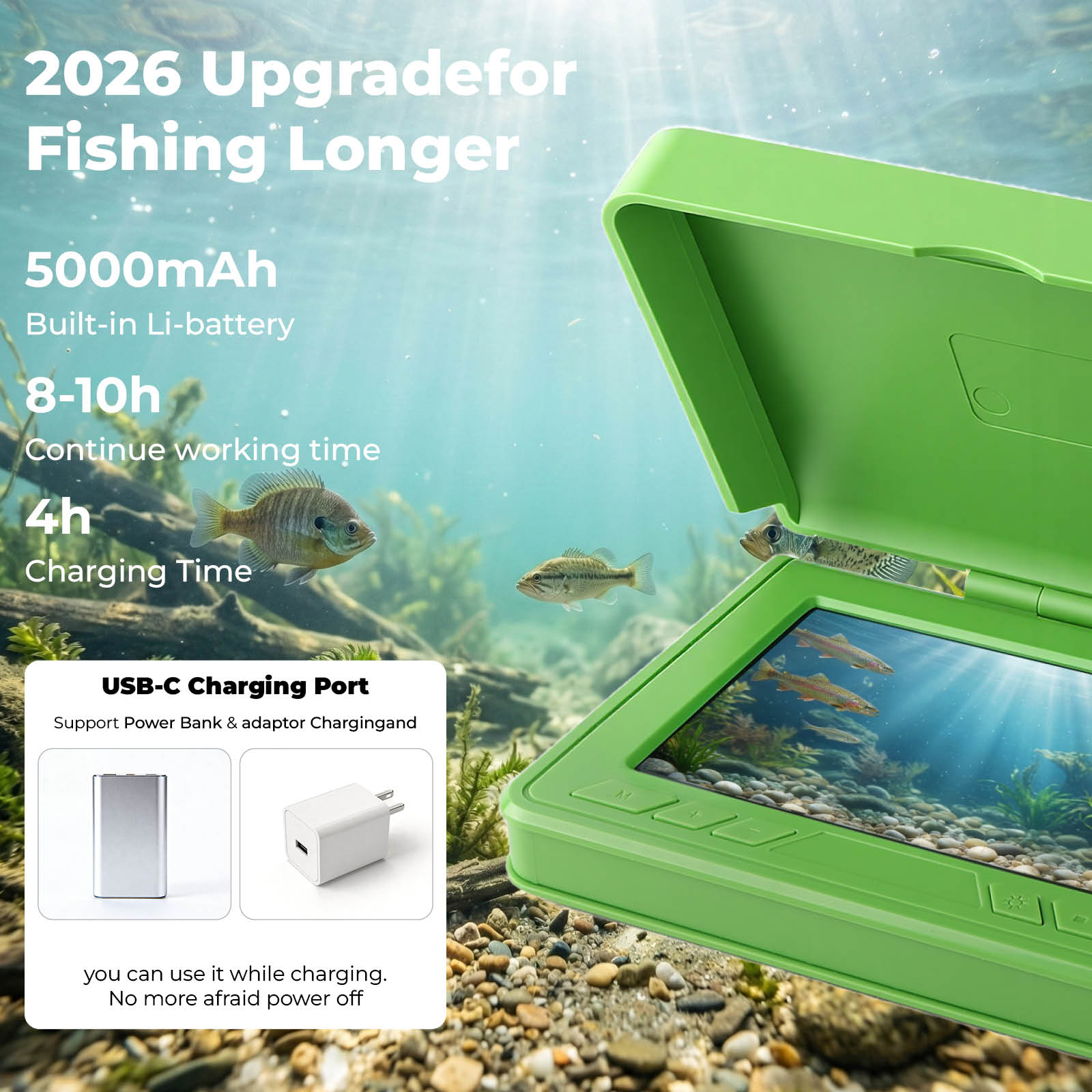 Taşınabilir Sualtı Görsel Balı - Fish Finder Portable incelemesi ve fiyatı