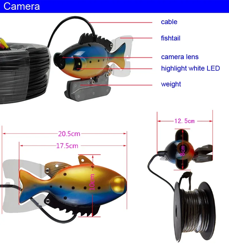 SY801 Tam Su Geçirmez Sualtı B - Fish Finder Portable incelemesi ve fiyatı
