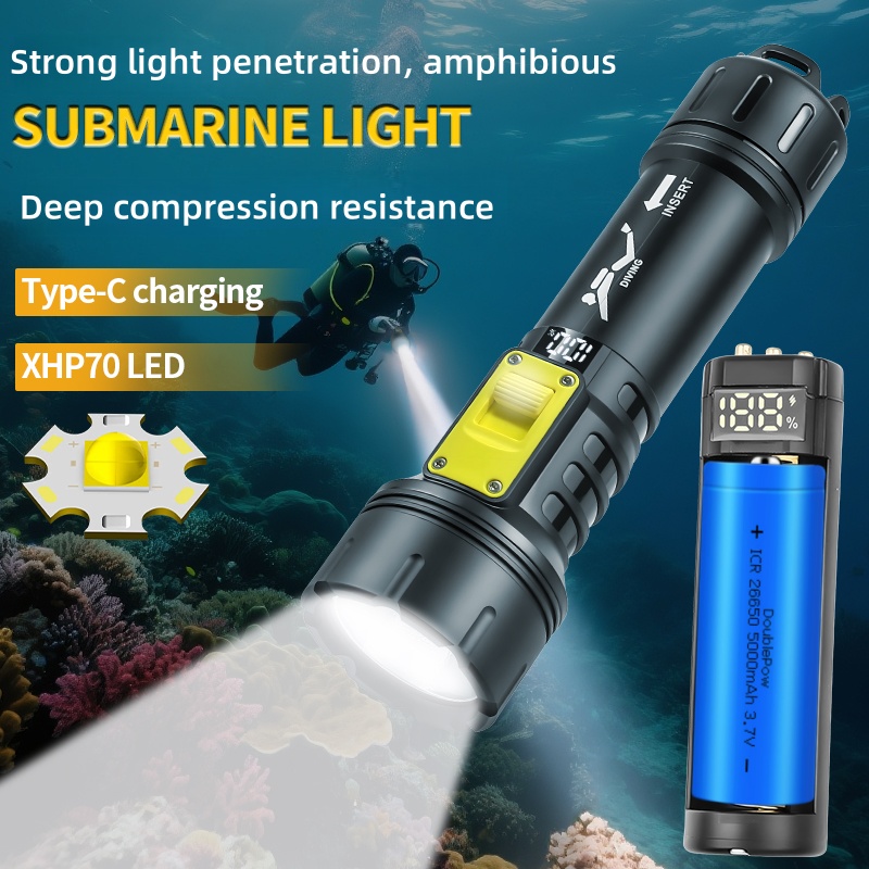 Yeni XHP70 Dalış El Feneri IPX - Fishing Light incelemesi ve fiyatı