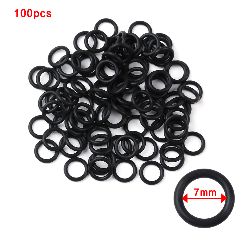 100 adet siyah kauçuk o-ring c - Bite Indicator incelemesi ve fiyatı