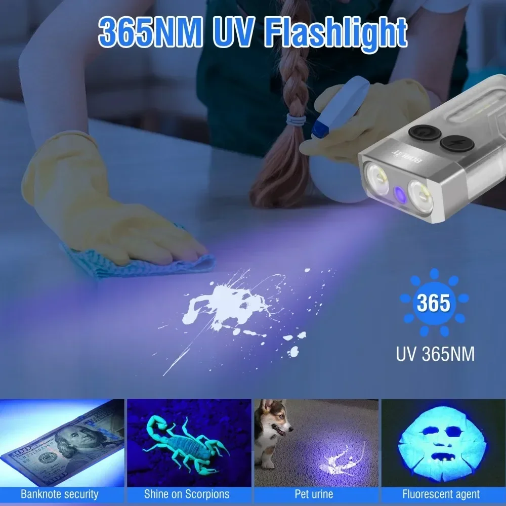 BORUiT V10 Anahtarlık UV LED E - Fishing Light incelemesi ve fiyatı