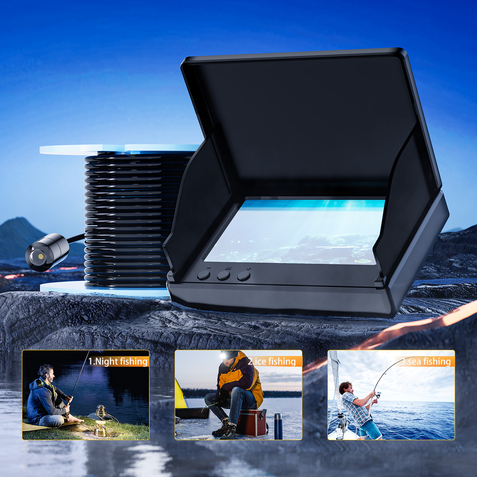 4.3 İnç Sualtı 15/30M Balıkçıl - Fishing Camera incelemesi ve fiyatı
