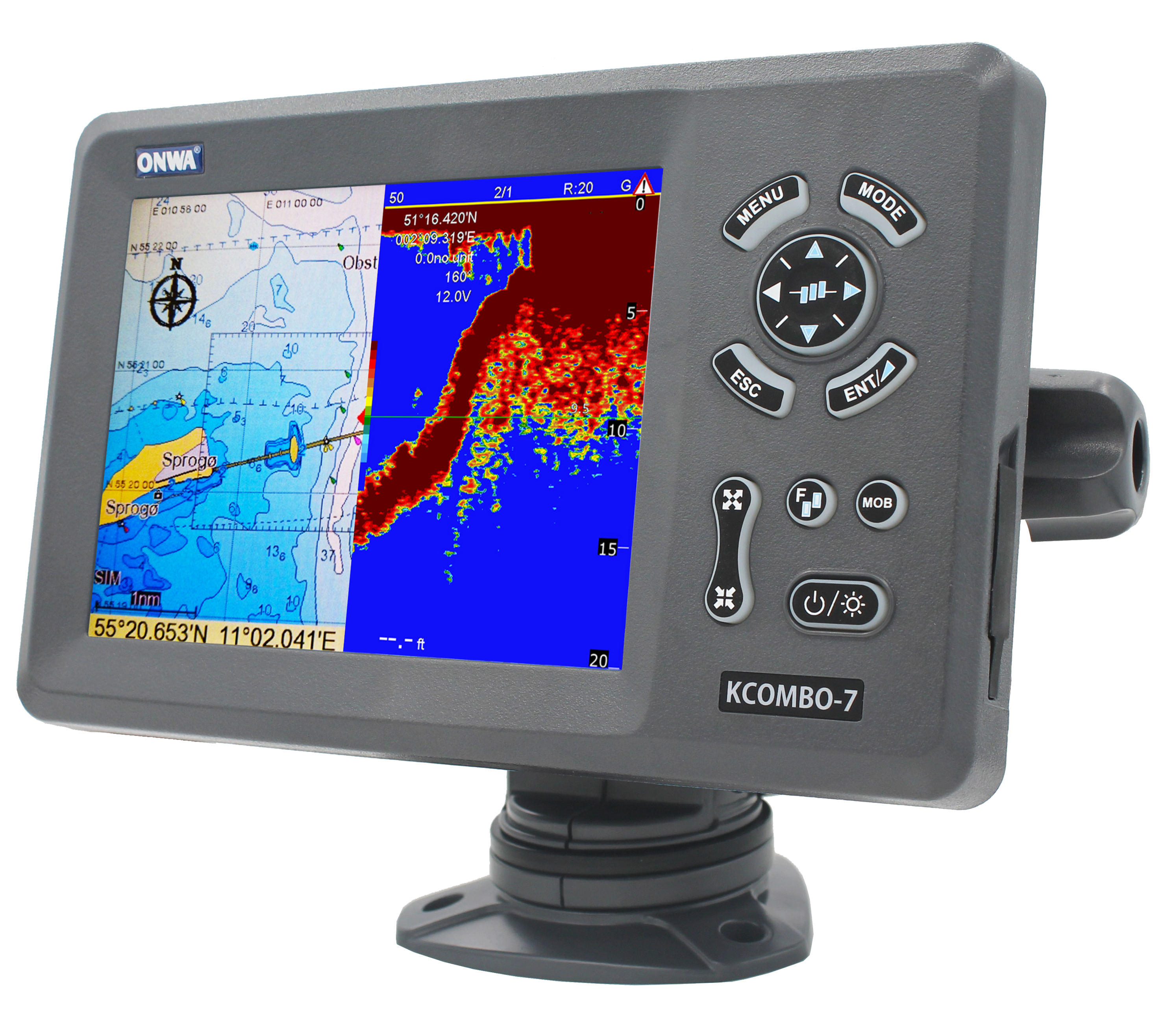 ONWA KCombo-7 7 inç Deniz GPS  - Fish Finder Gps incelemesi ve fiyatı