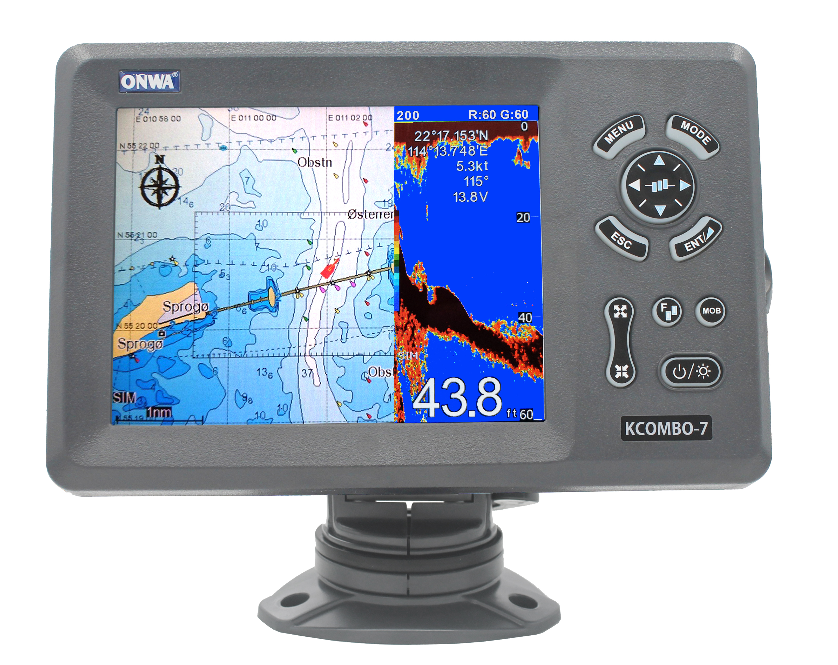 ONWA KCombo-7 7 inç Deniz GPS  - Fish Finder Gps incelemesi ve fiyatı