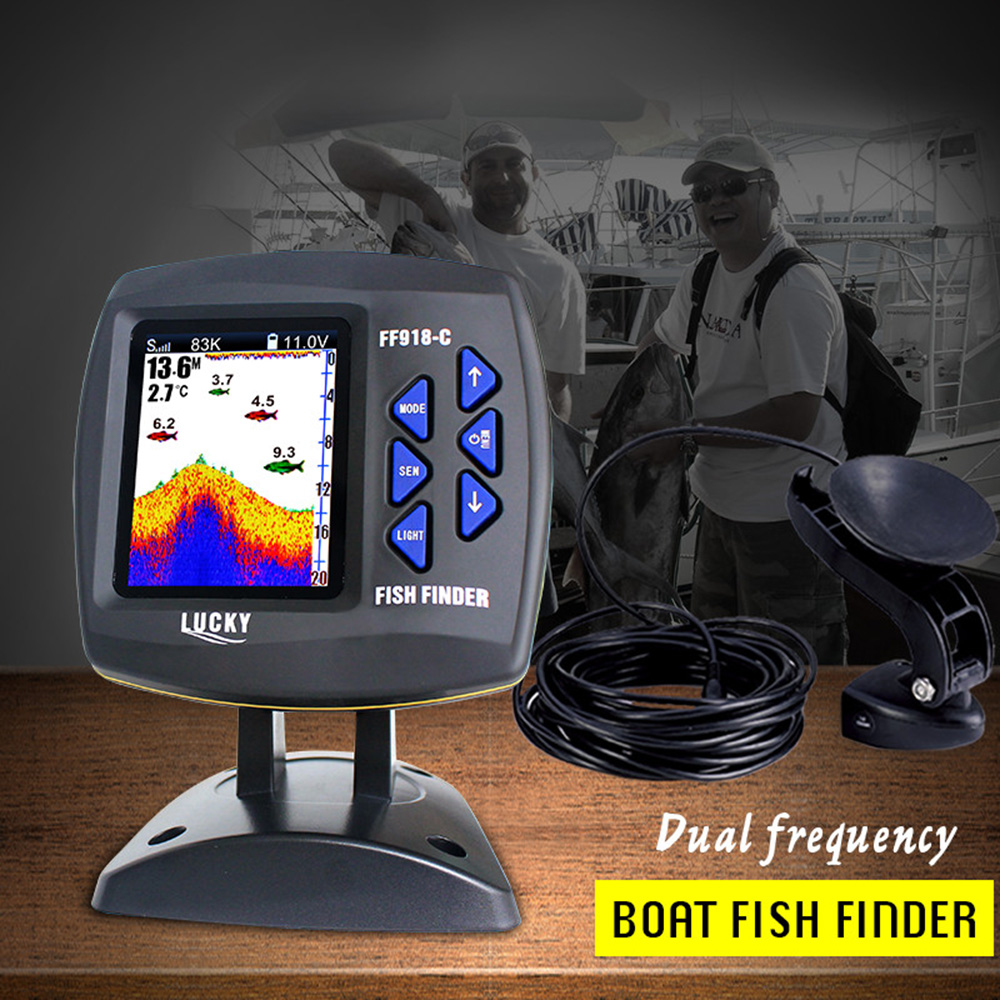 FF918-C100DS renkli ekran kabl - Fish Finder Transducer incelemesi ve fiyatı