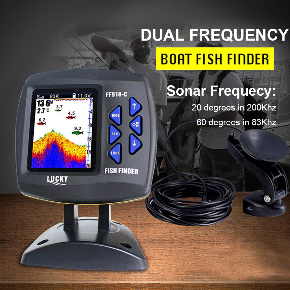 FF918-C100DS renkli ekran kabl - Fish Finder Transducer incelemesi ve fiyatı