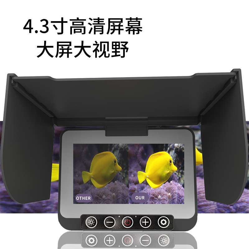 4.3 inç IPS Ekran 1000TVL Sual - Fishing Camera incelemesi ve fiyatı