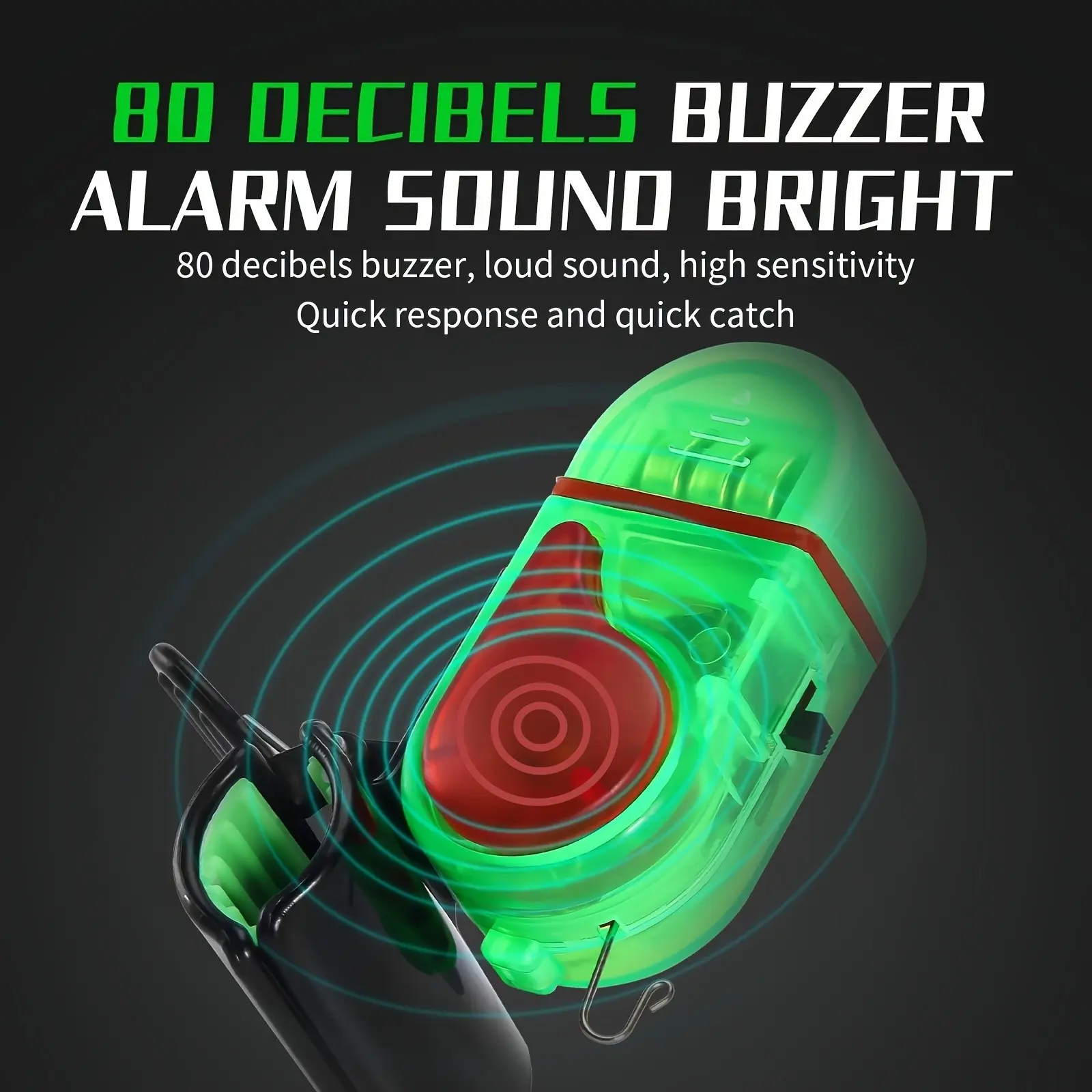 2 adet LED balık avı ısırık al - Bite Alarm incelemesi ve fiyatı