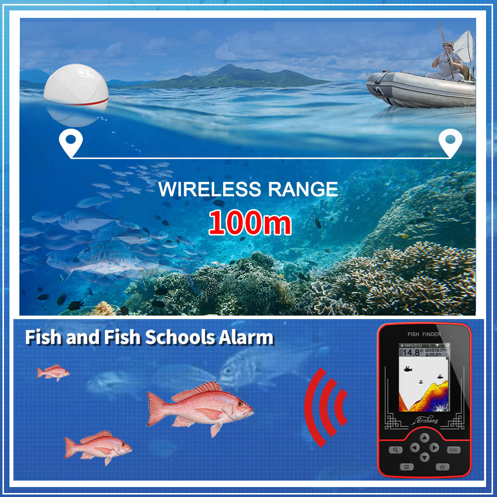 Erchang F13 Kablosuz Siren Bal - Fish Finder Gps incelemesi ve fiyatı