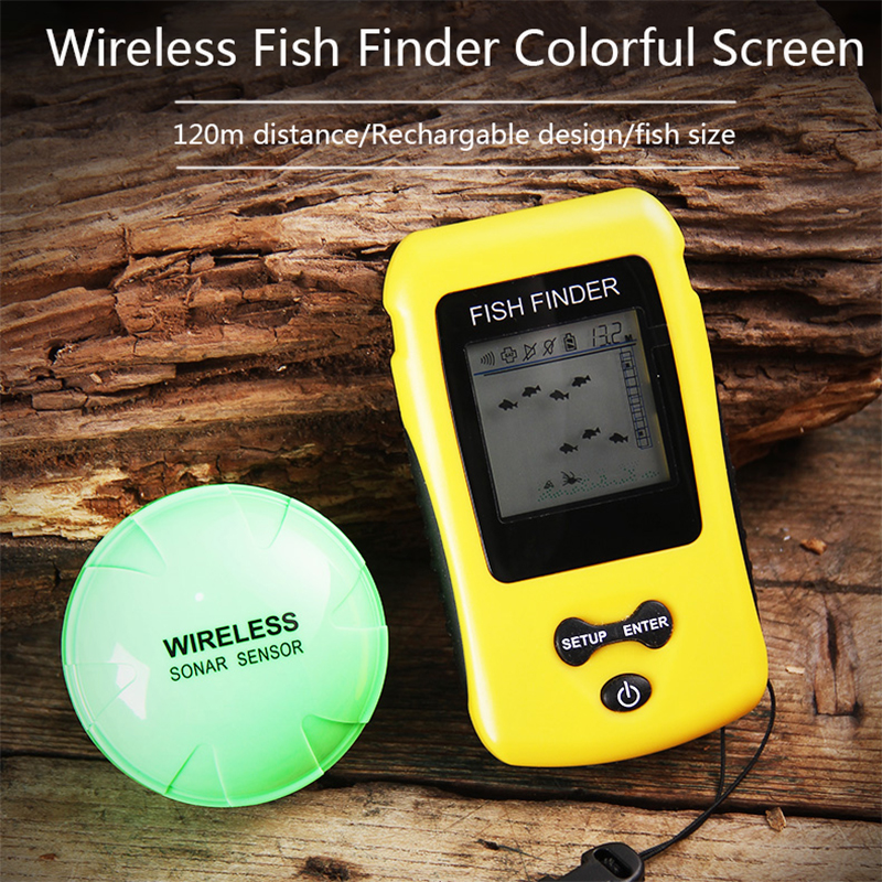 Yepyeni Renkli Kablosuz Balık  - Fish Finder Transducer incelemesi ve fiyatı